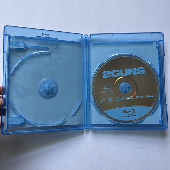 2 Guns Blu Ray Movie Denzel Washington and Mark Wahlberg Action Adventure - Picture 3 of 6